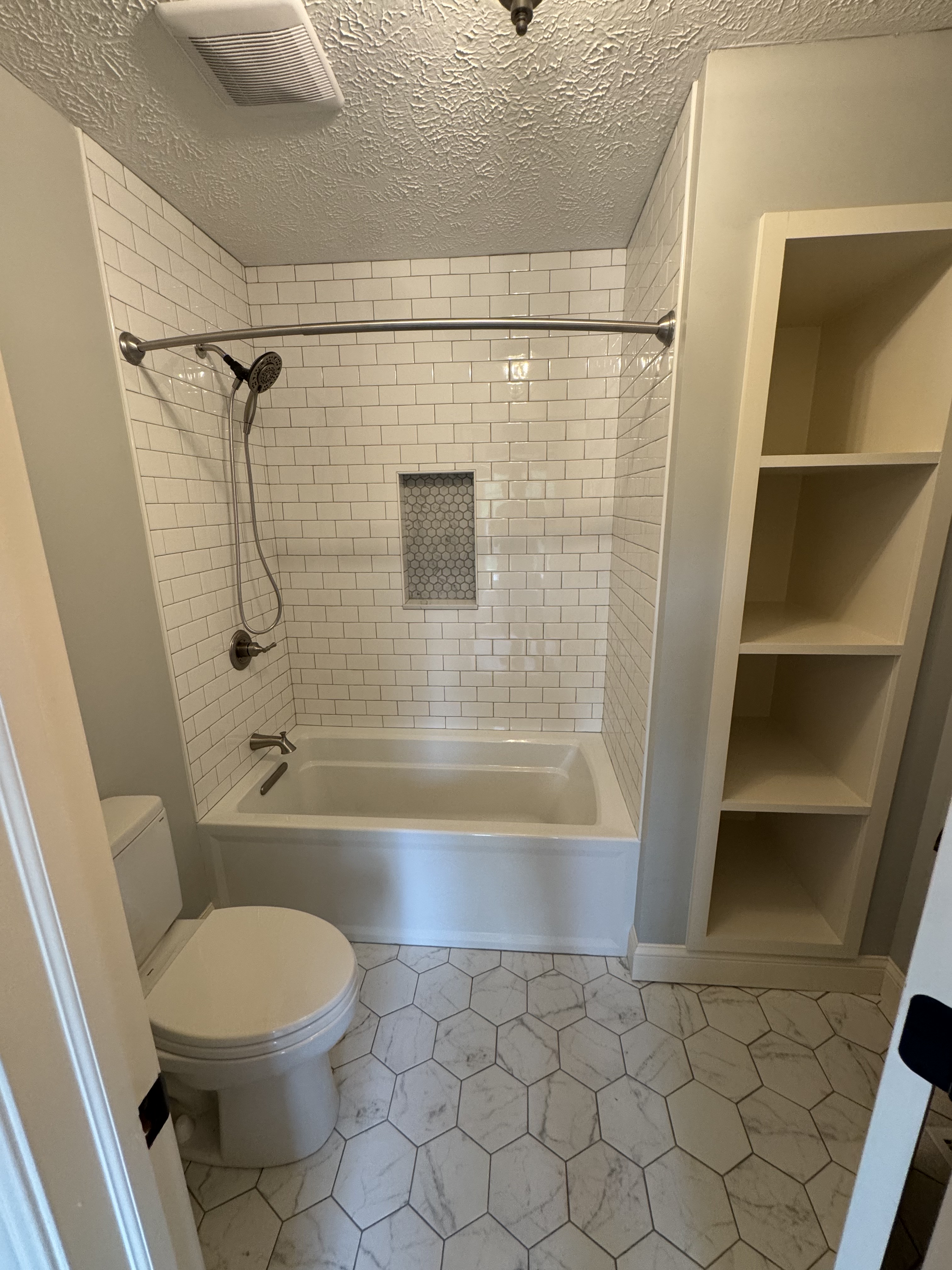 Bathroom remodel project in Cuyahoga County
