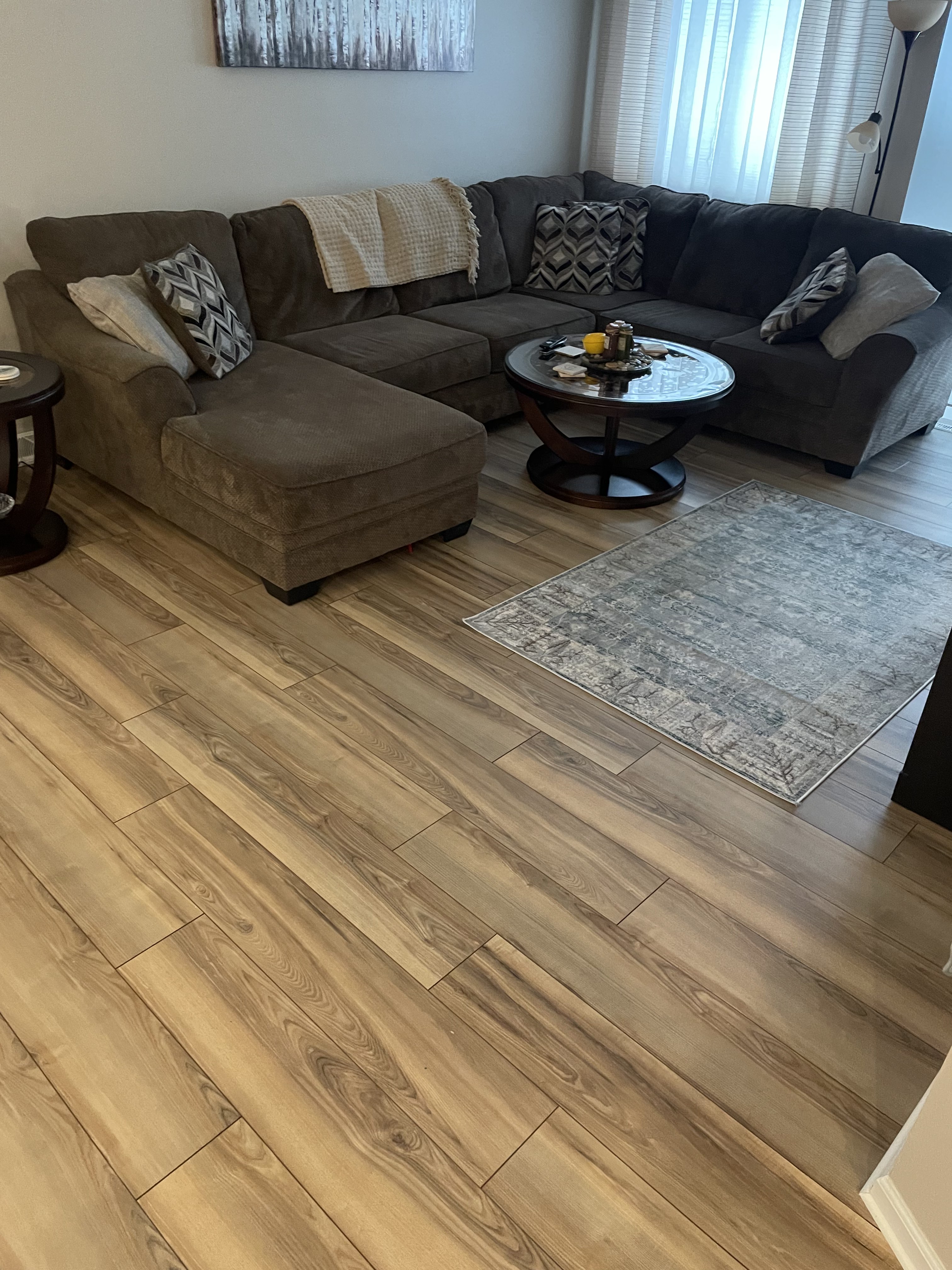 Flooring installation project in Cuyahoga County
