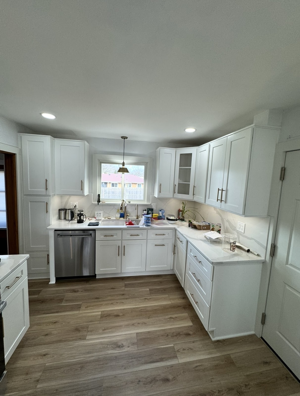 Kitchen remodel with premium finishes, custom island, and designer fixtures in Lake County Ohio